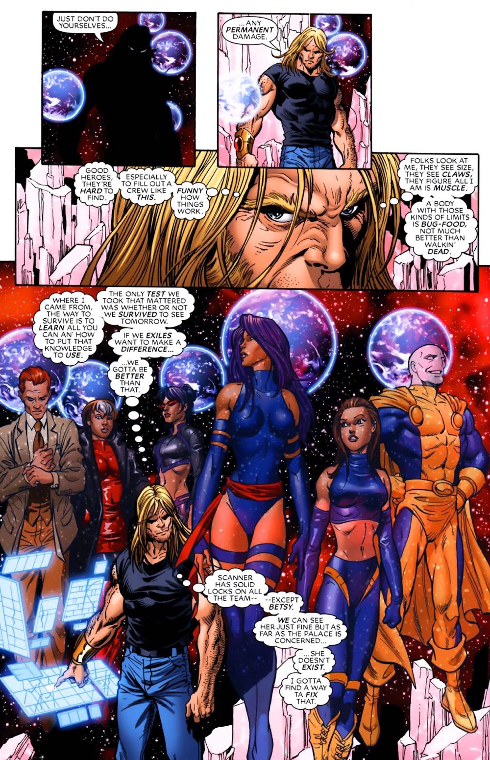 New Exiles - Marvel Comics (1 - Mar 2008) comic book collectible [Barcode 759606062355] - Main Image 3