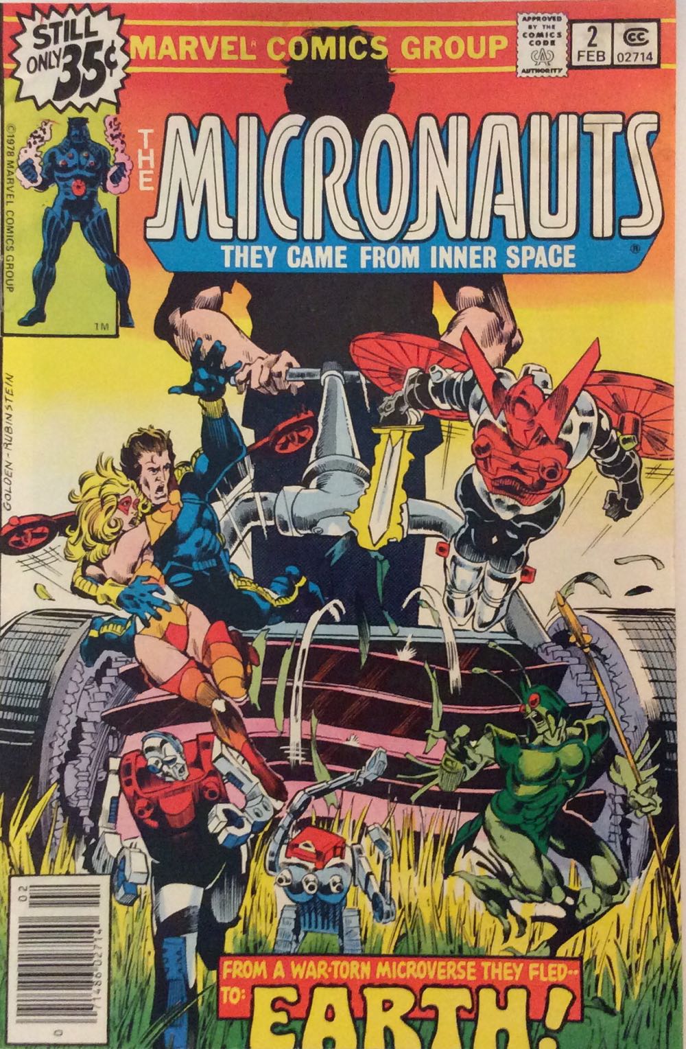 The Micronauts - Marvel Comics (2 - Feb 1979) comic book collectible - Main Image 2