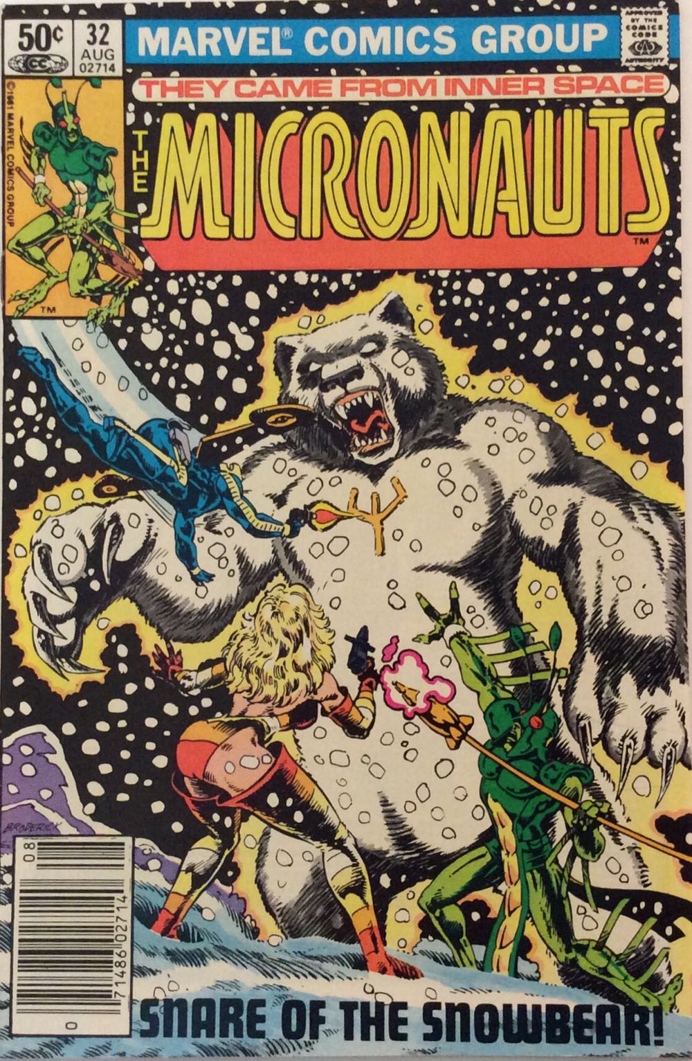 The Micronauts - Marvel Comics (32 - Aug 1981) comic book collectible - Main Image 2