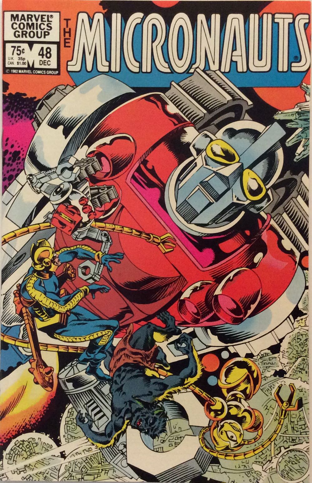 The Micronauts - Marvel Comics (48 - Dec 1982) comic book collectible [Barcode 7148602714] - Main Image 2
