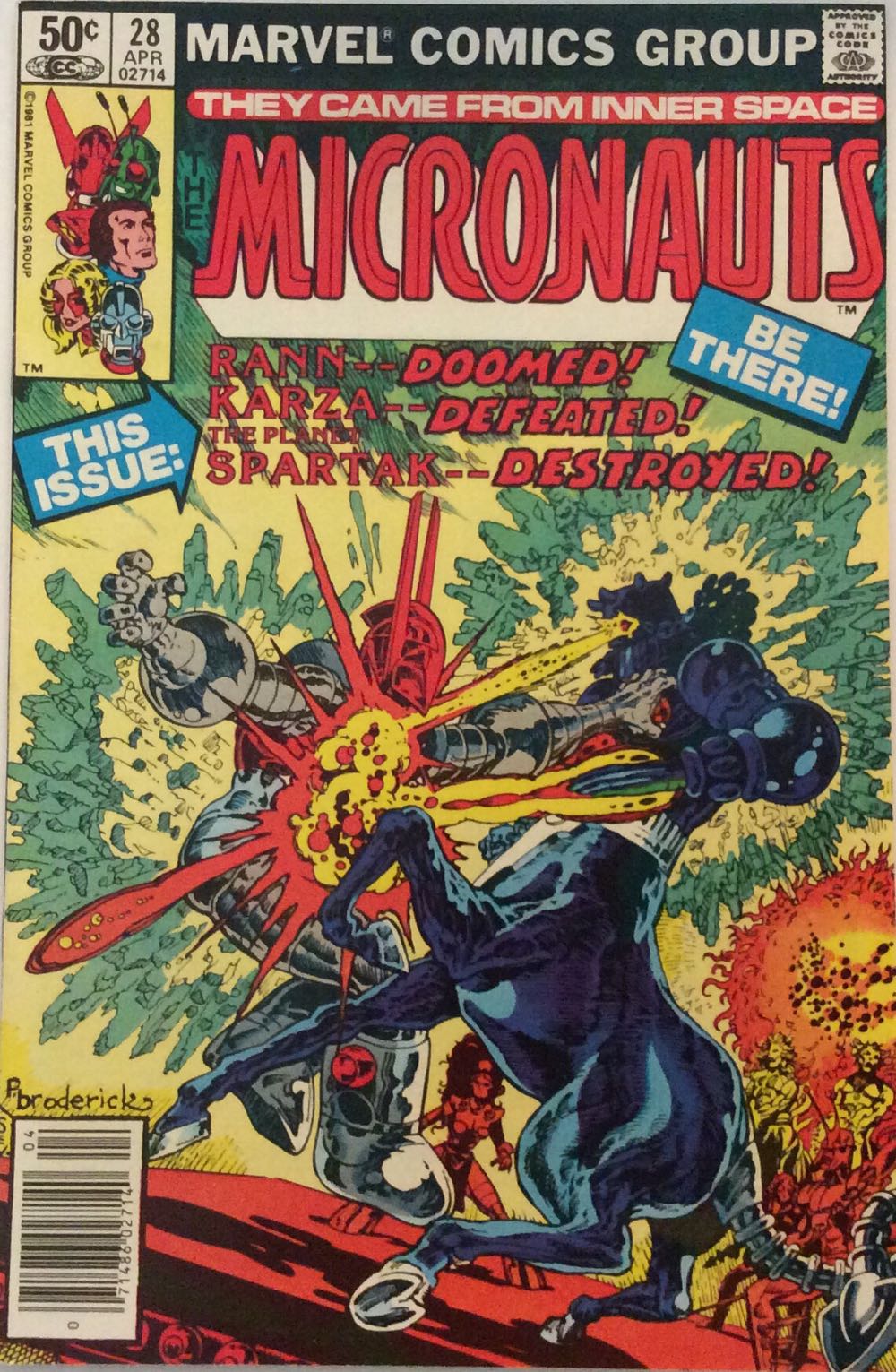 Micronauts, The - Marvel Comics (28 - 04/1981) comic book collectible - Main Image 2
