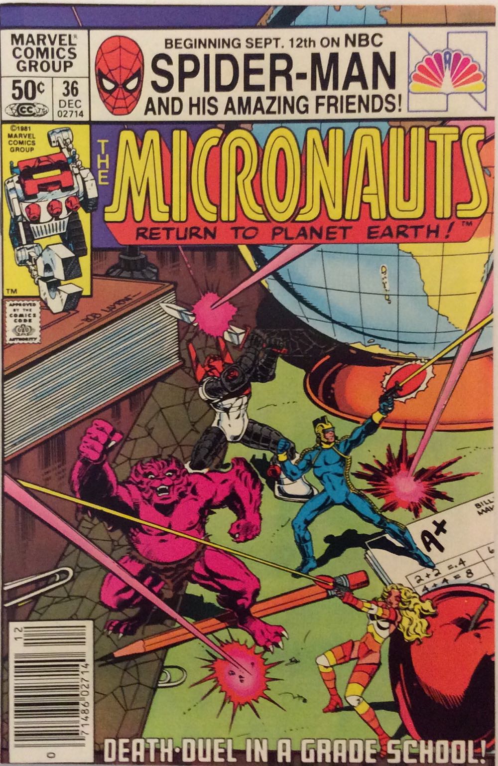 Micronauts, The - Marvel Comics (36 - 12/1981) comic book collectible - Main Image 2
