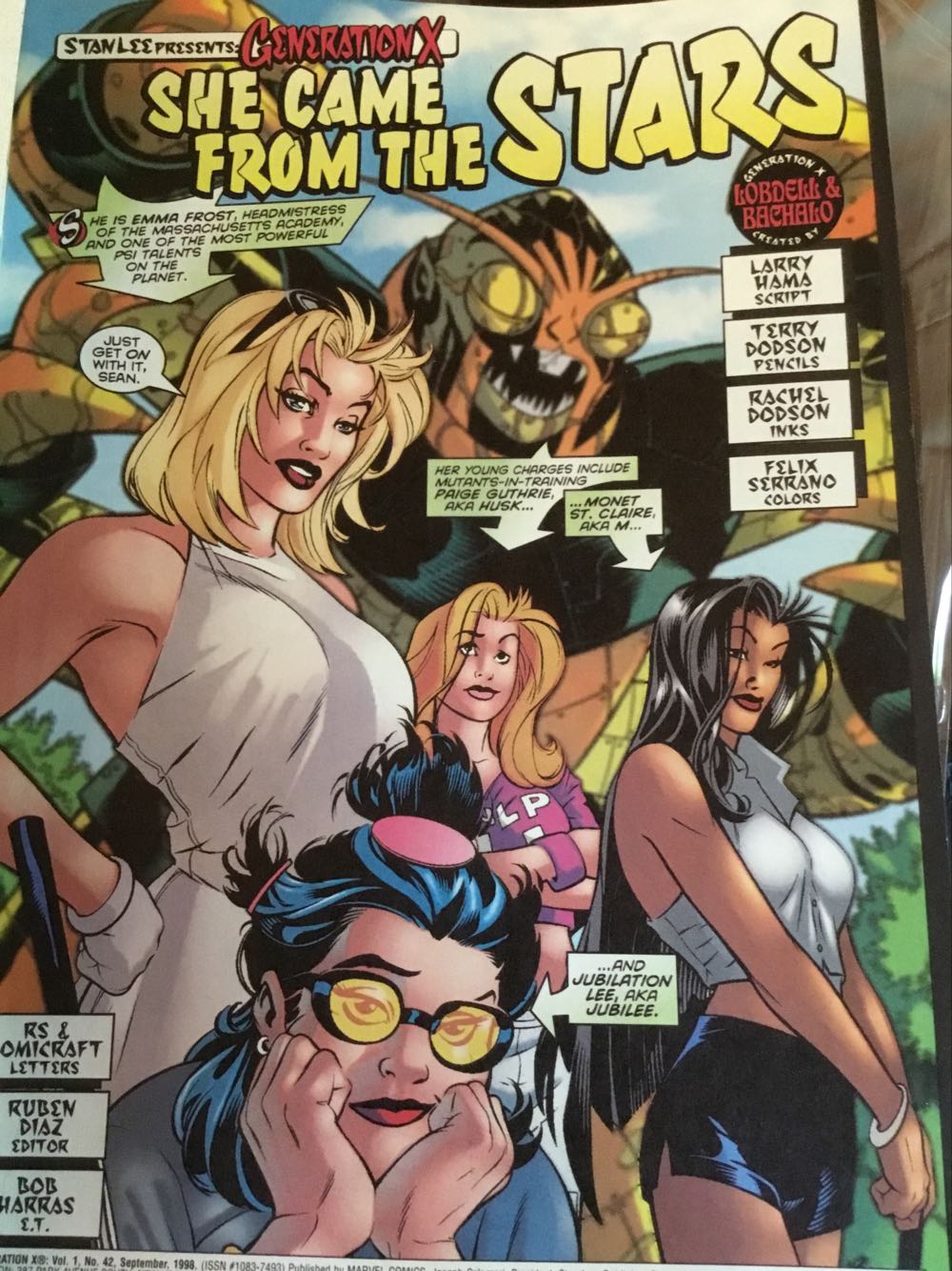 Generation X - Marvel (42 - Sep 1998) comic book collectible [Barcode 759606026784] - Main Image 3