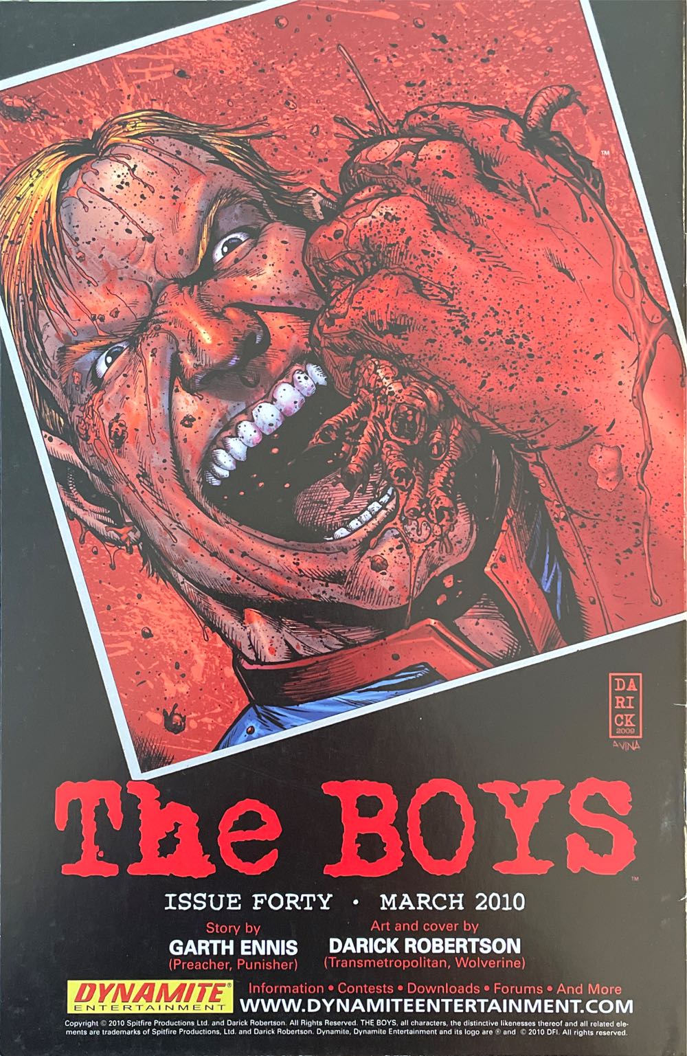 Boys, The - Dynamite Entertainment (39 - Feb 2010) comic book collectible [Barcode 725130137203] - Main Image 2