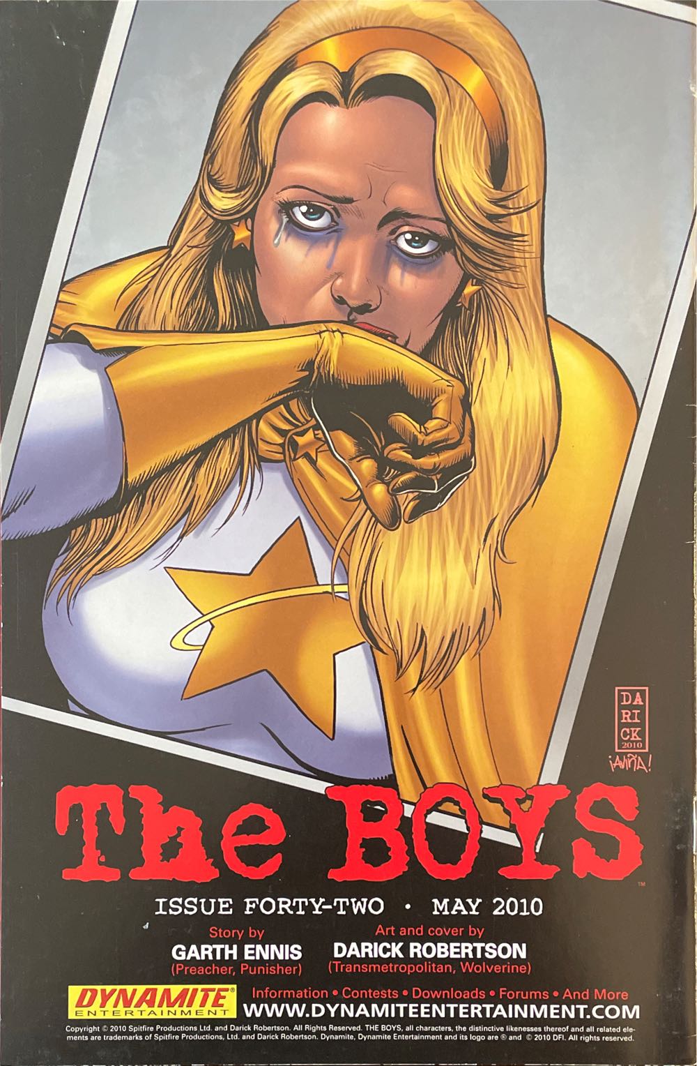 The Boys - Dynamite Entertainment (41 - Apr 2010) comic book collectible [Barcode 725130142030] - Main Image 2