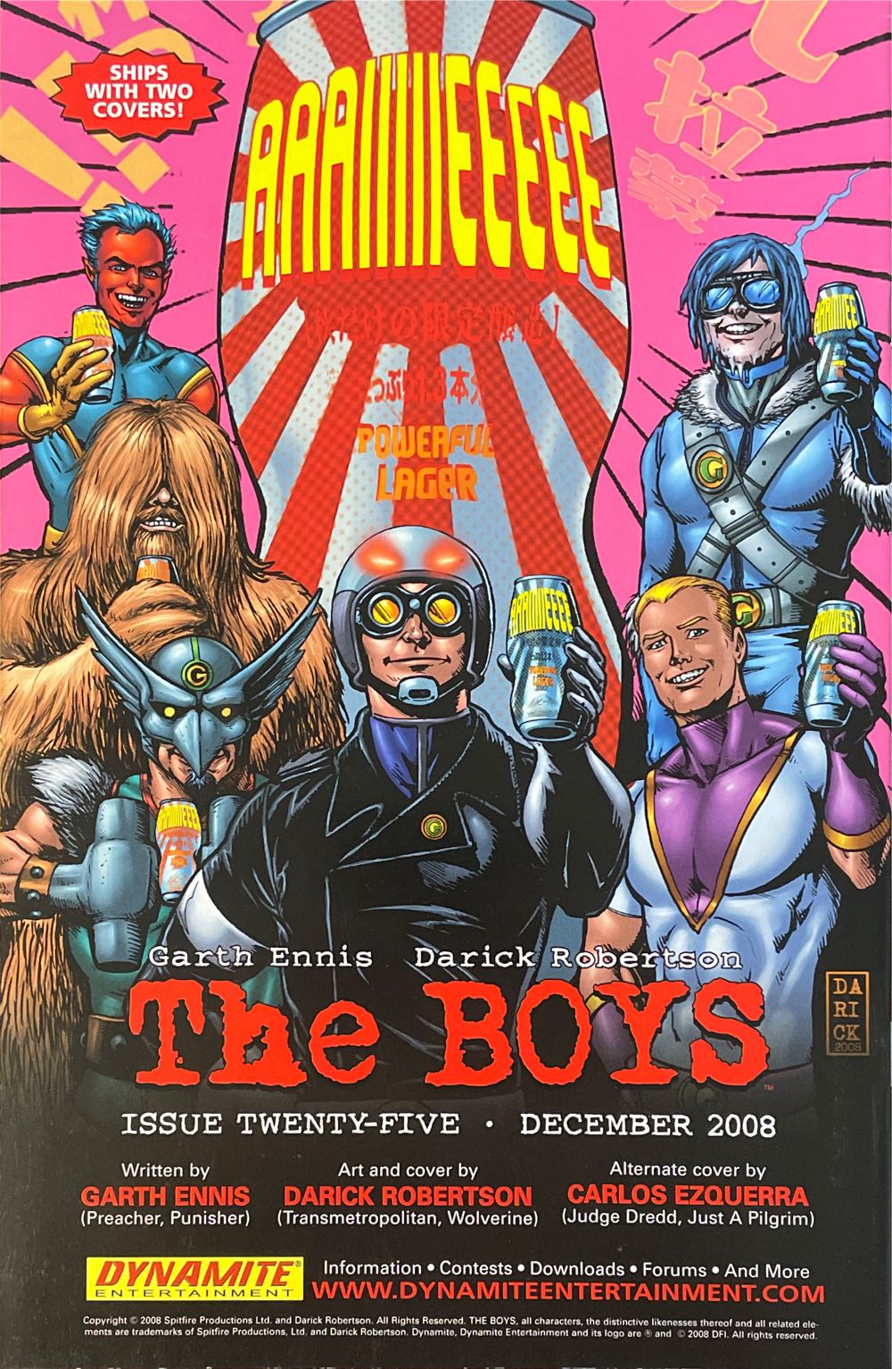 The Boys - Dynamite Entertainment (24 - Oct 2008) comic book collectible [Barcode 725130108500] - Main Image 2