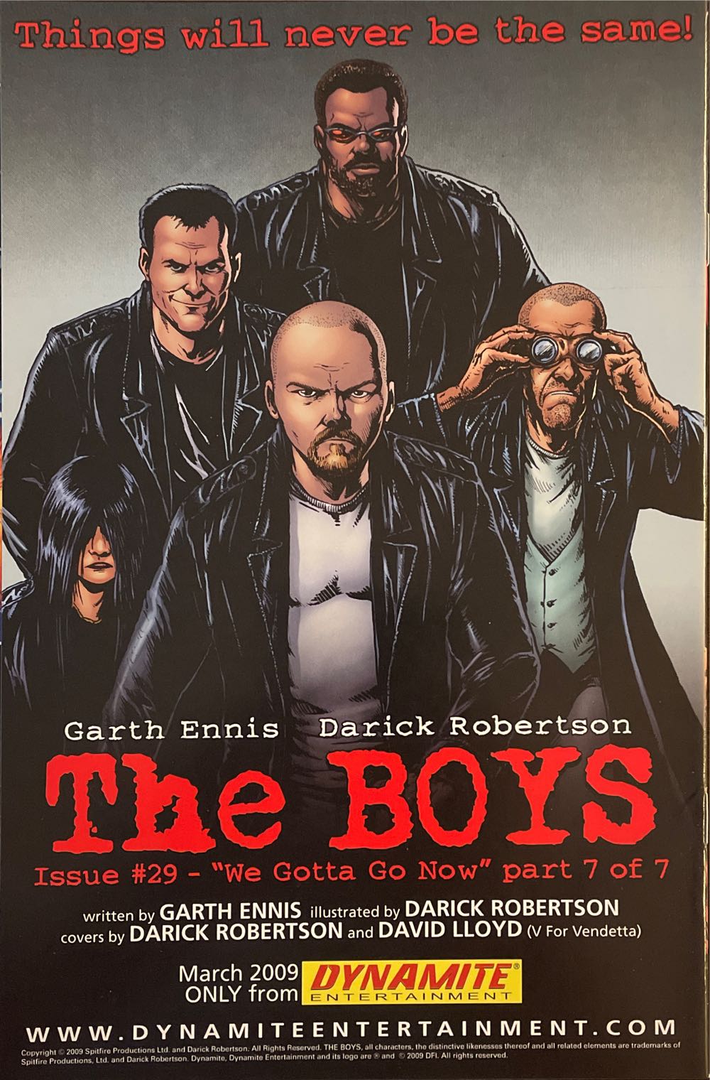 The Boys - Dynamite Comics (28 - Mar 2009) comic book collectible [Barcode 725130115881] - Main Image 2