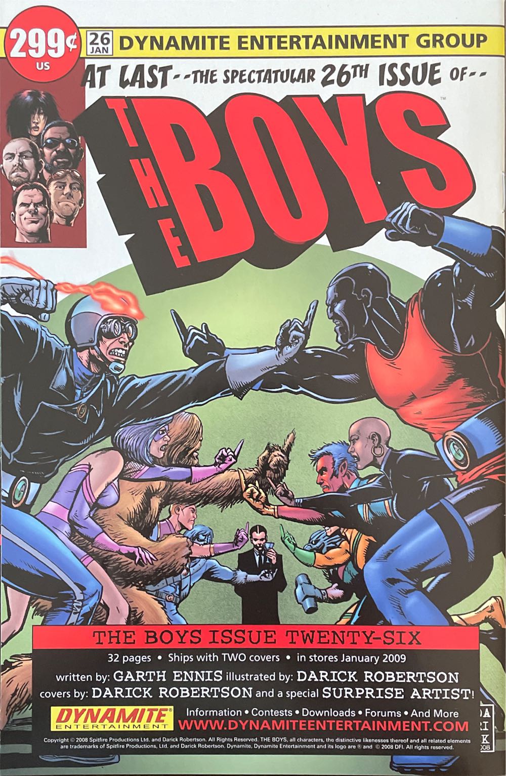 The Boys - Dynamite Entertainment (25 - Dec 2008) comic book collectible [Barcode 725130110091] - Main Image 2