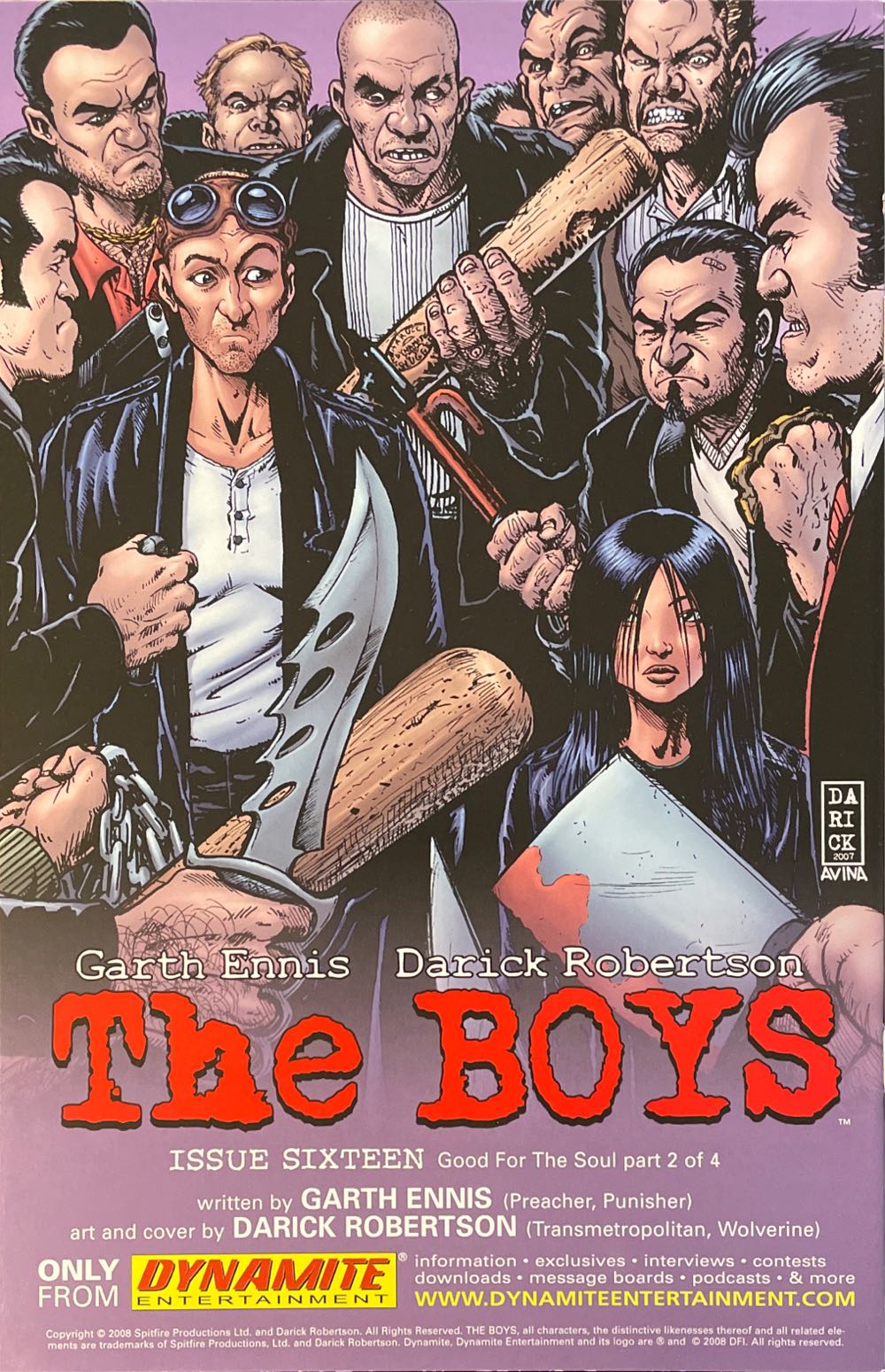 The Boys - Dynamite Entertainment (15 - Feb 2008) comic book collectible [Barcode 725130092434] - Main Image 2