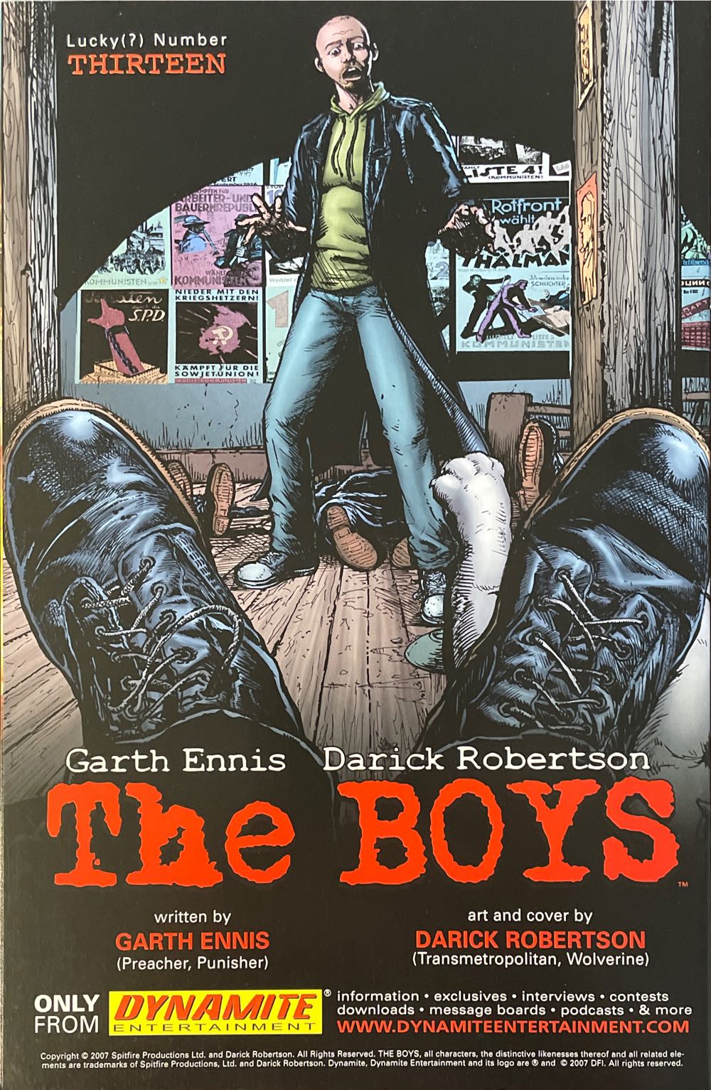 Boys, The - Dynamite Entertainement (12 - Nov 2007) comic book collectible [Barcode 725130084392] - Main Image 2