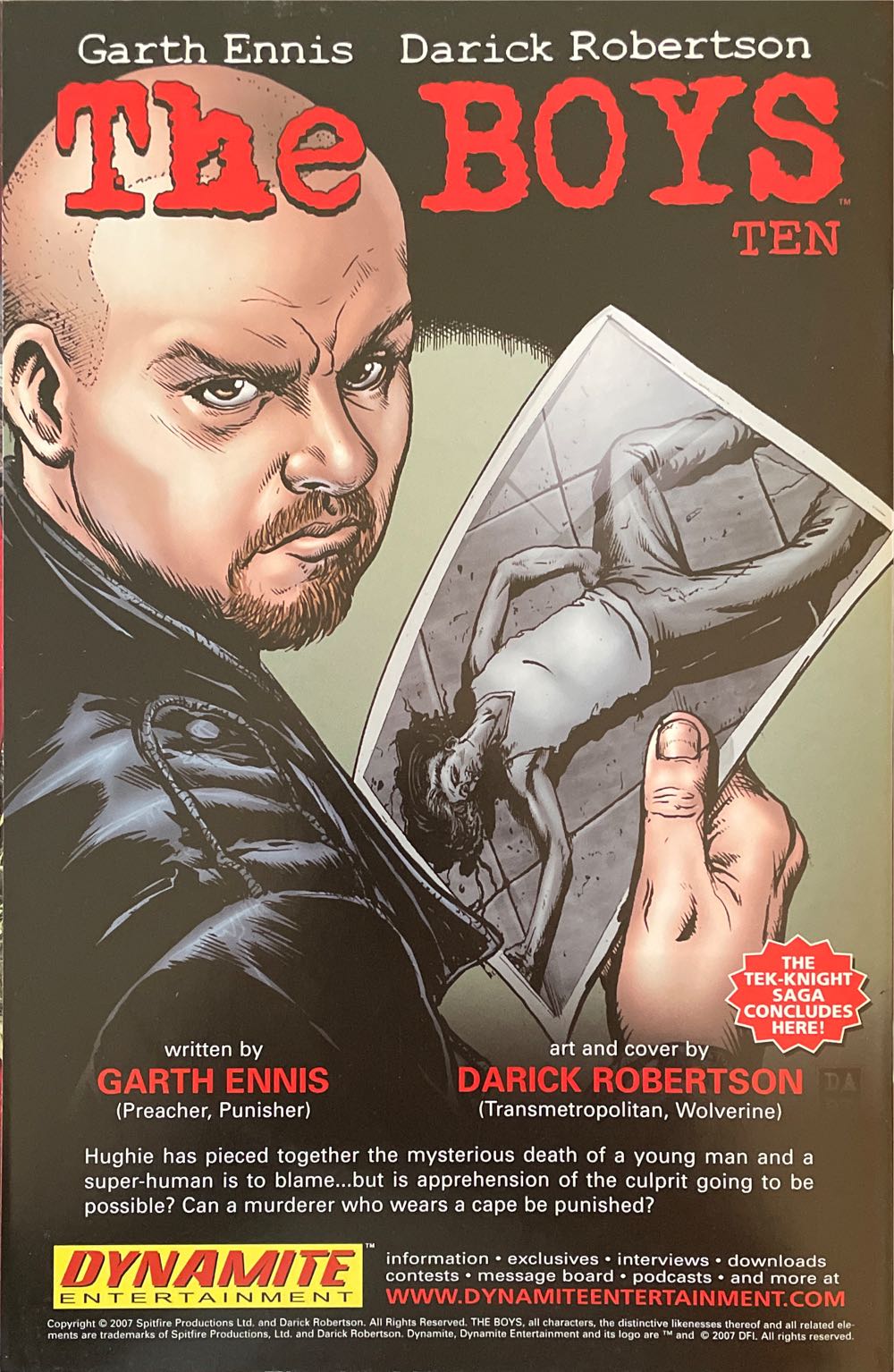 The Boys - Dynamite Entertainment (9 - Aug 2007) comic book collectible [Barcode 725130077257] - Main Image 2