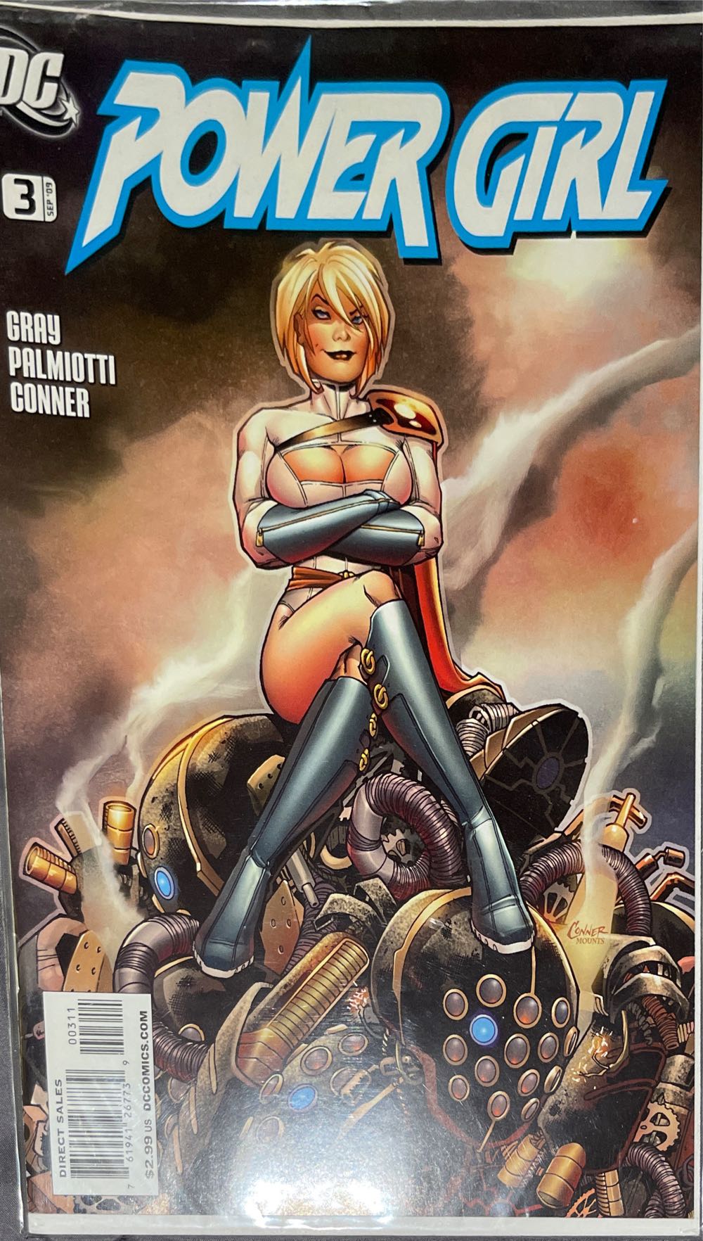 Power Girl (2009 2nd Series)#3 - DC Comics (3 - Sep 2009) comic book collectible [Barcode 76194126773900311] - Main Image 2