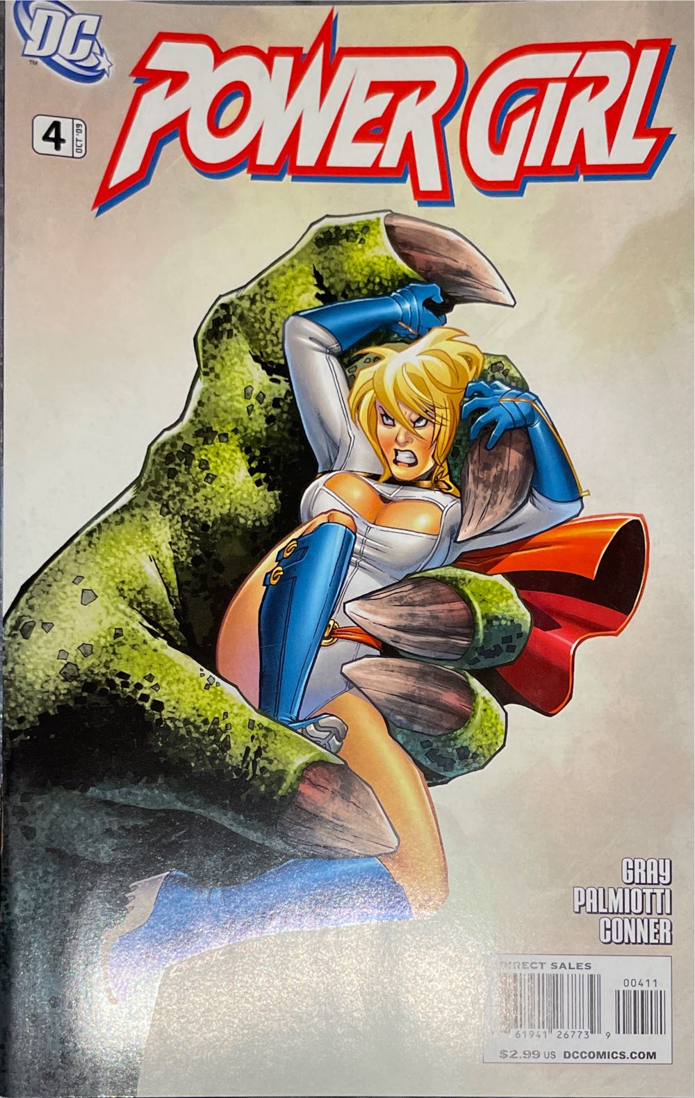 Power Girl (2009 2nd Series)#4 - DC Comics (4 - Oct 2009) comic book collectible [Barcode 76194126773900411] - Main Image 2