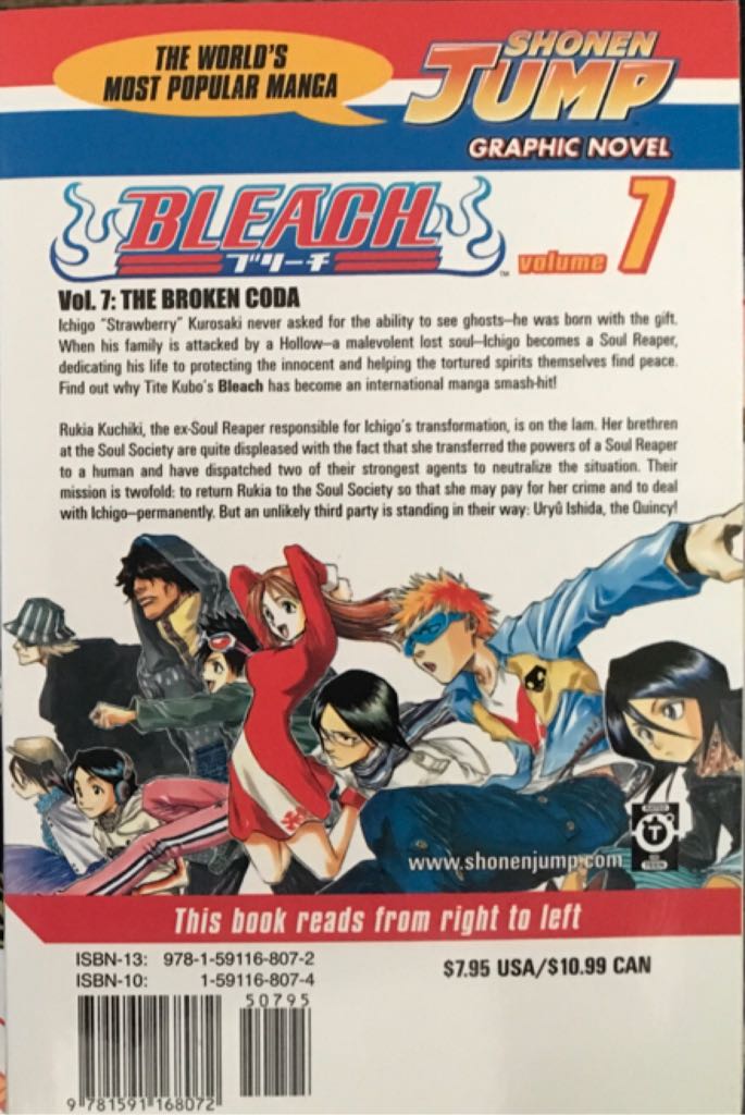 Bleach  (7) comic book collectible - Main Image 2