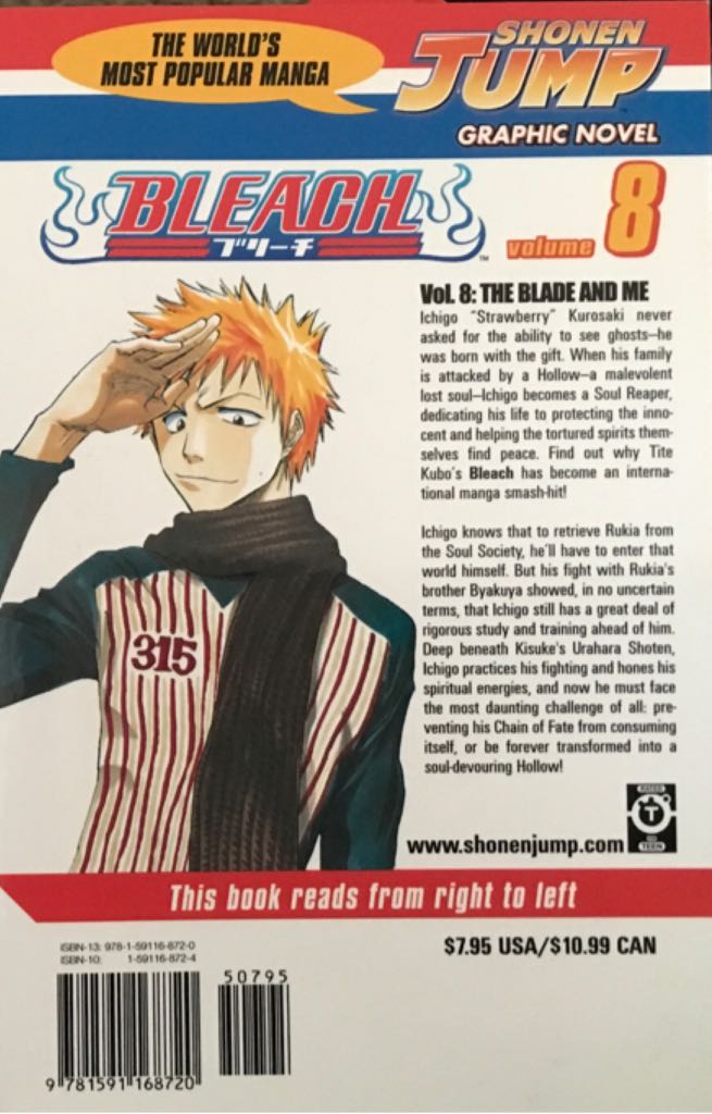 Bleach  (8) comic book collectible - Main Image 2