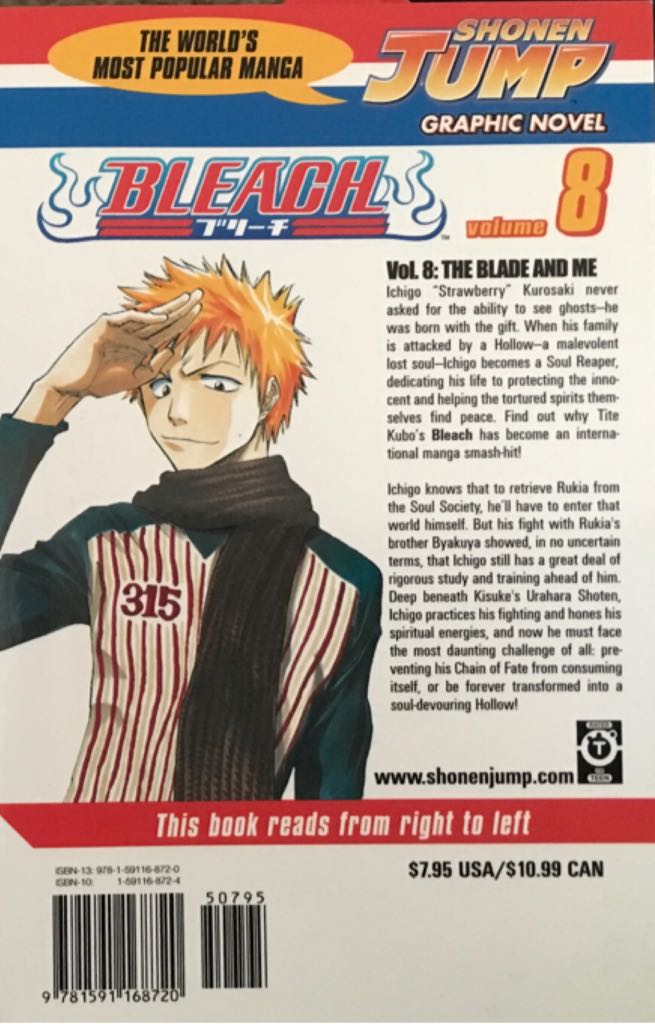Bleach (8) comic book collectible - Main Image 2