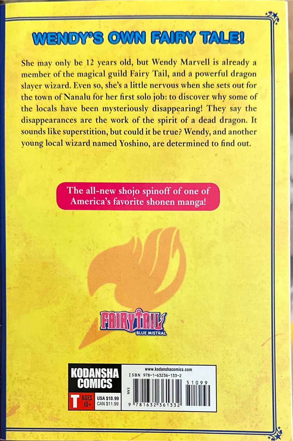 Fairy Tail: Blue Mistral, Vol. 1 - Kodansha Comics (1 - Aug 2015) comic book collectible [Barcode 9781632361332] - Main Image 2