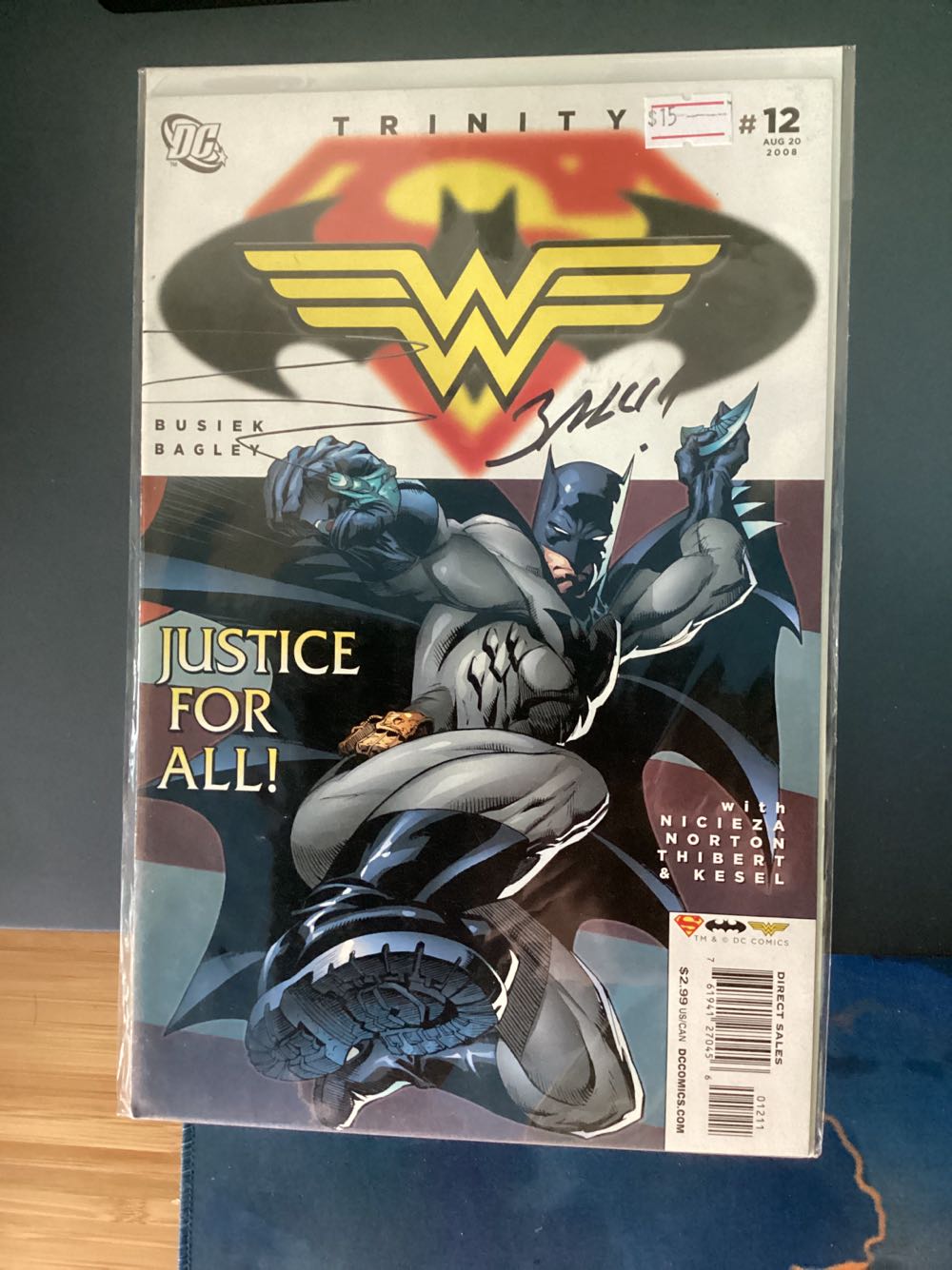 Trinity - DC Comics (#12 - Aug 2008) comic book collectible [Barcode 761941270456] - Main Image 2