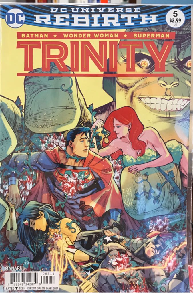 Trinity - DC Comics (5 - Mar 2017) comic book collectible [Barcode 76194134287000511] - Main Image 1