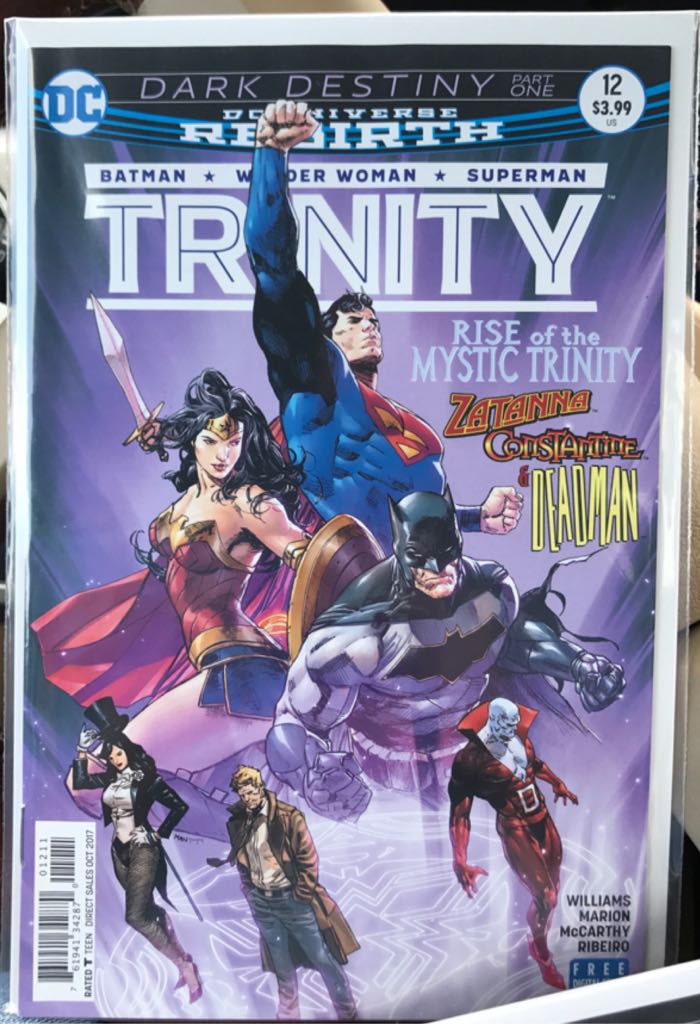Trinity (2016) - DC Comics (12 - Oct 2017) comic book collectible [Barcode 76194134287001211] - Main Image 1