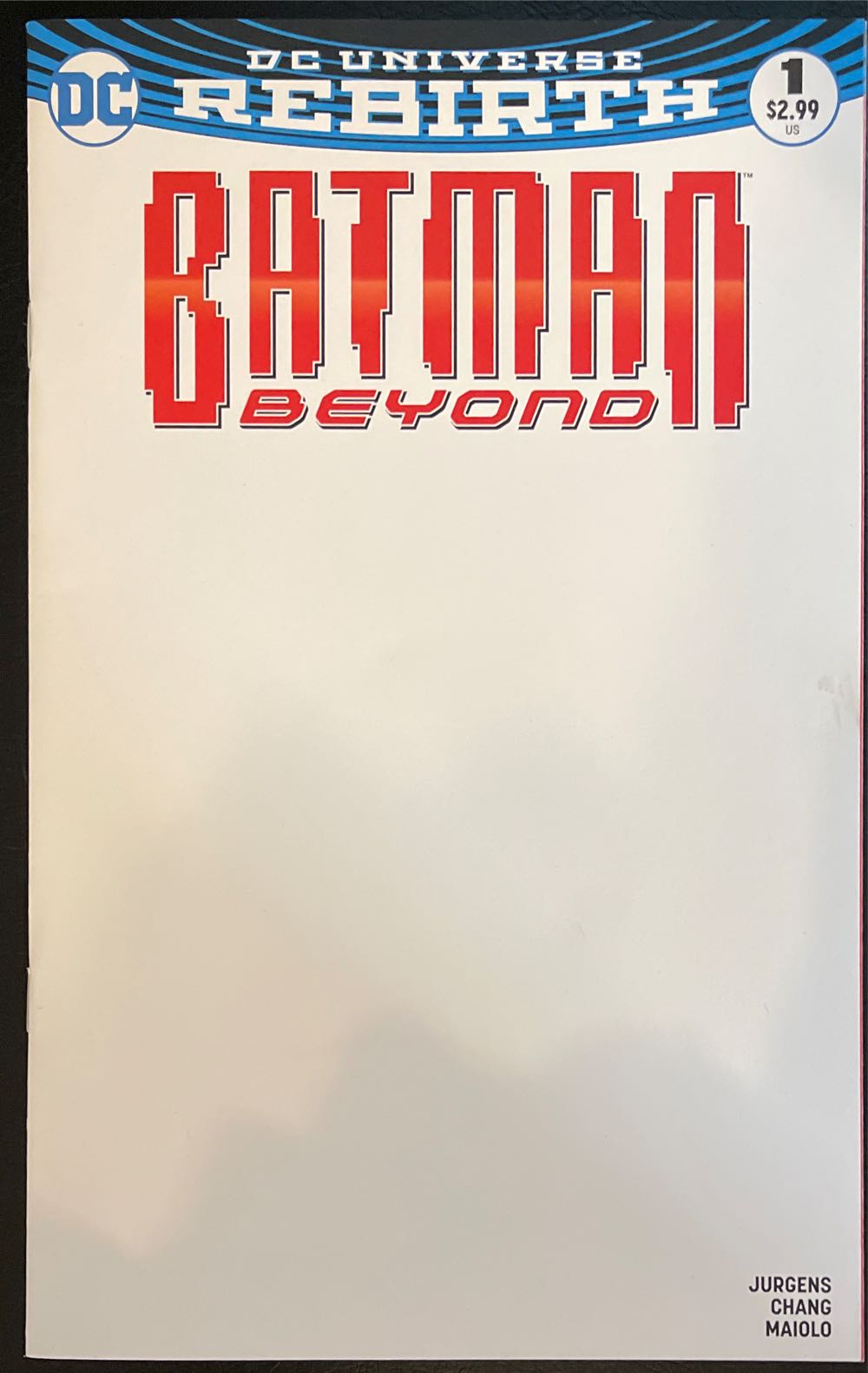 Batman Beyond Rebirth 1 - DC Comics (1 - Nov 2016) comic book collectible [Barcode 76194134136100111] - Main Image 2