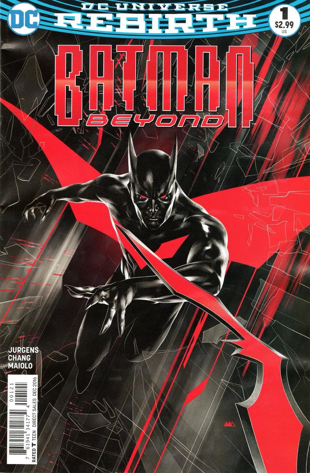 Batman Beyond: DC Universe Rebirth - DC Comics (1 - Dec 2016) comic book collectible [Barcode 76194134177400121] - Main Image 2
