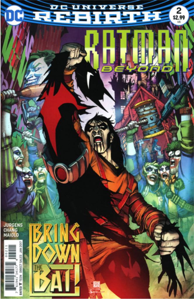 Batman Beyond - DC (2 - Jan 2017) comic book collectible - Main Image 1