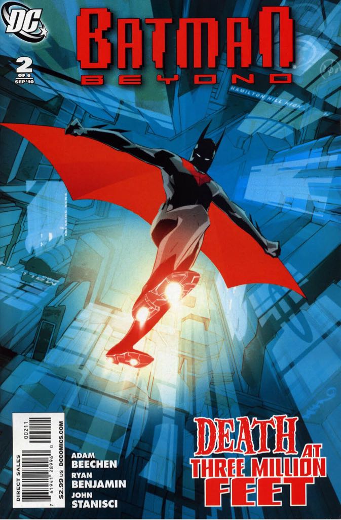 Batman Beyond Vol 3 - DC Comics (2 - Sep 2010) comic book collectible [Barcode 76194128996000211] - Main Image 1