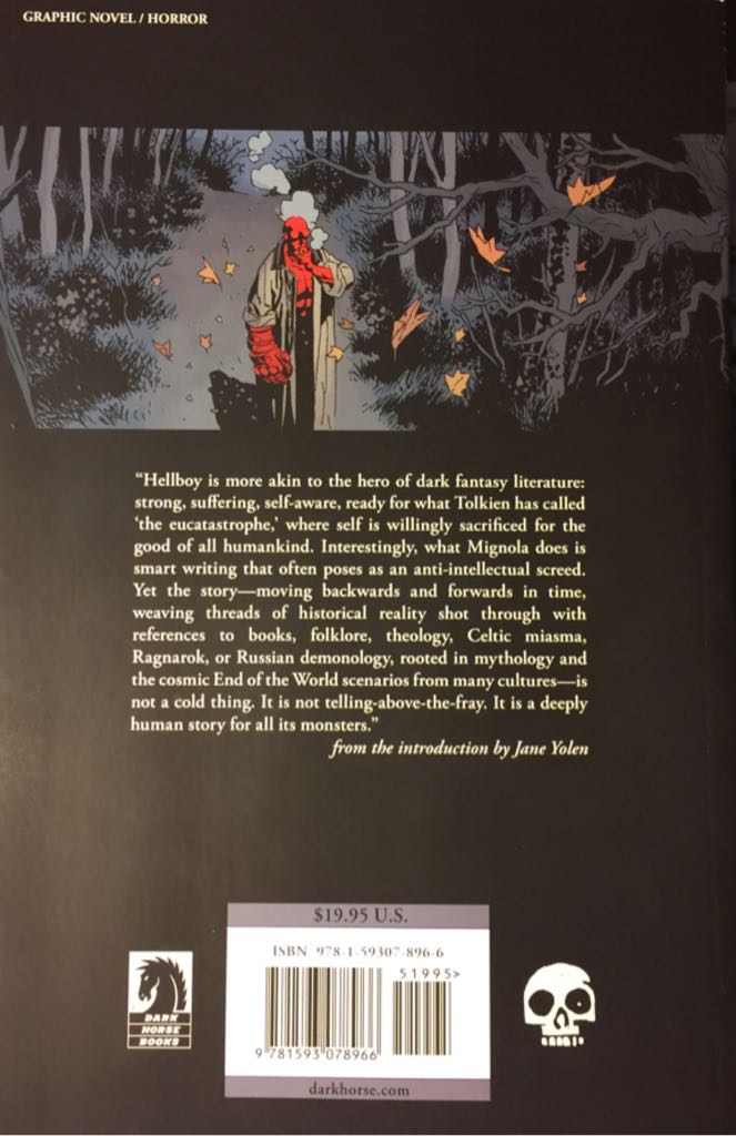 Hellboy vol 8: Darkness Calls - Dark Horse Comics (8 - May 2008) comic book collectible [Barcode 9781593078966] - Main Image 2