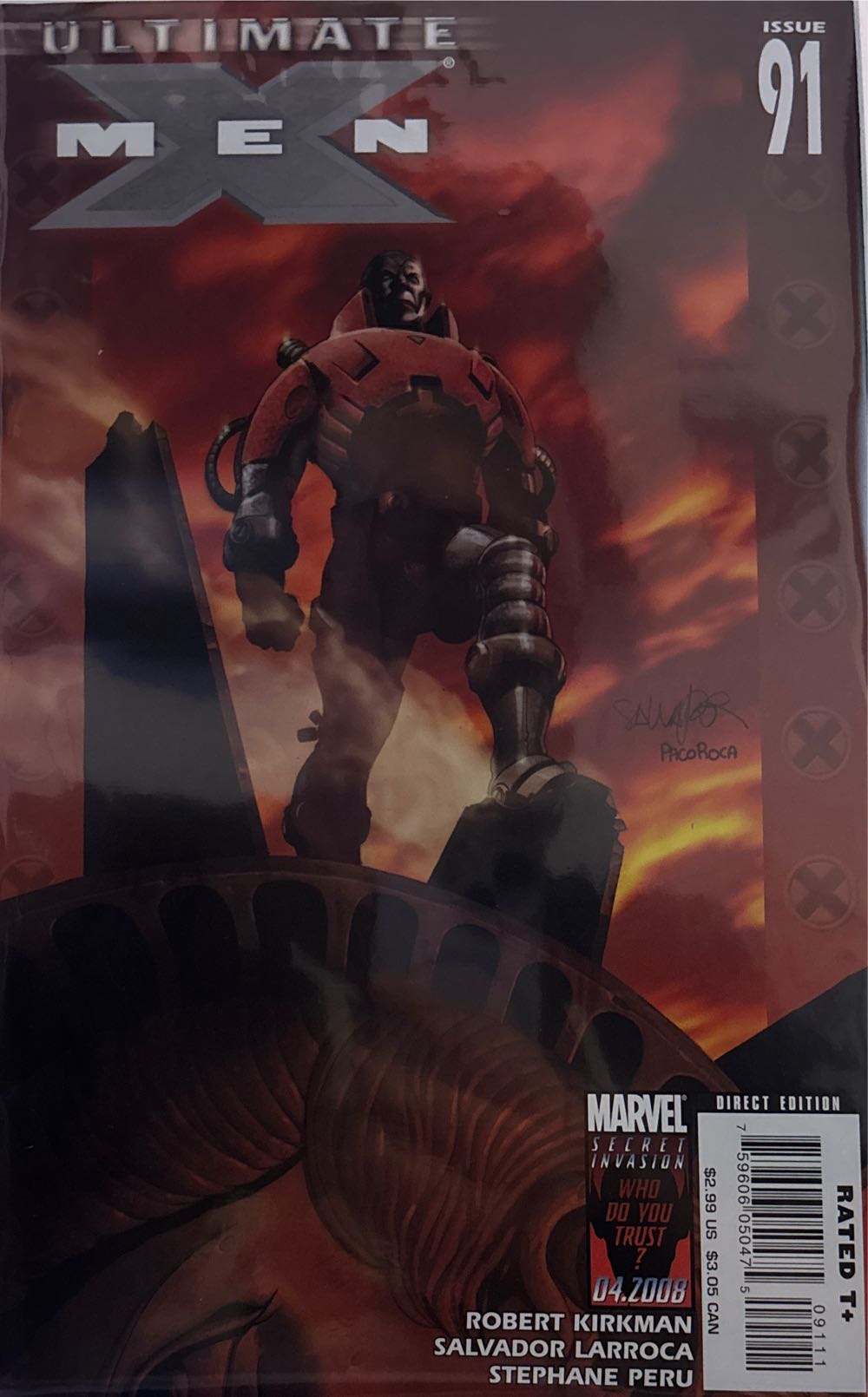 Ultimate X-Men - Marvel Comics (91 - Apr 2008) comic book collectible [Barcode 75960605047509111] - Main Image 2