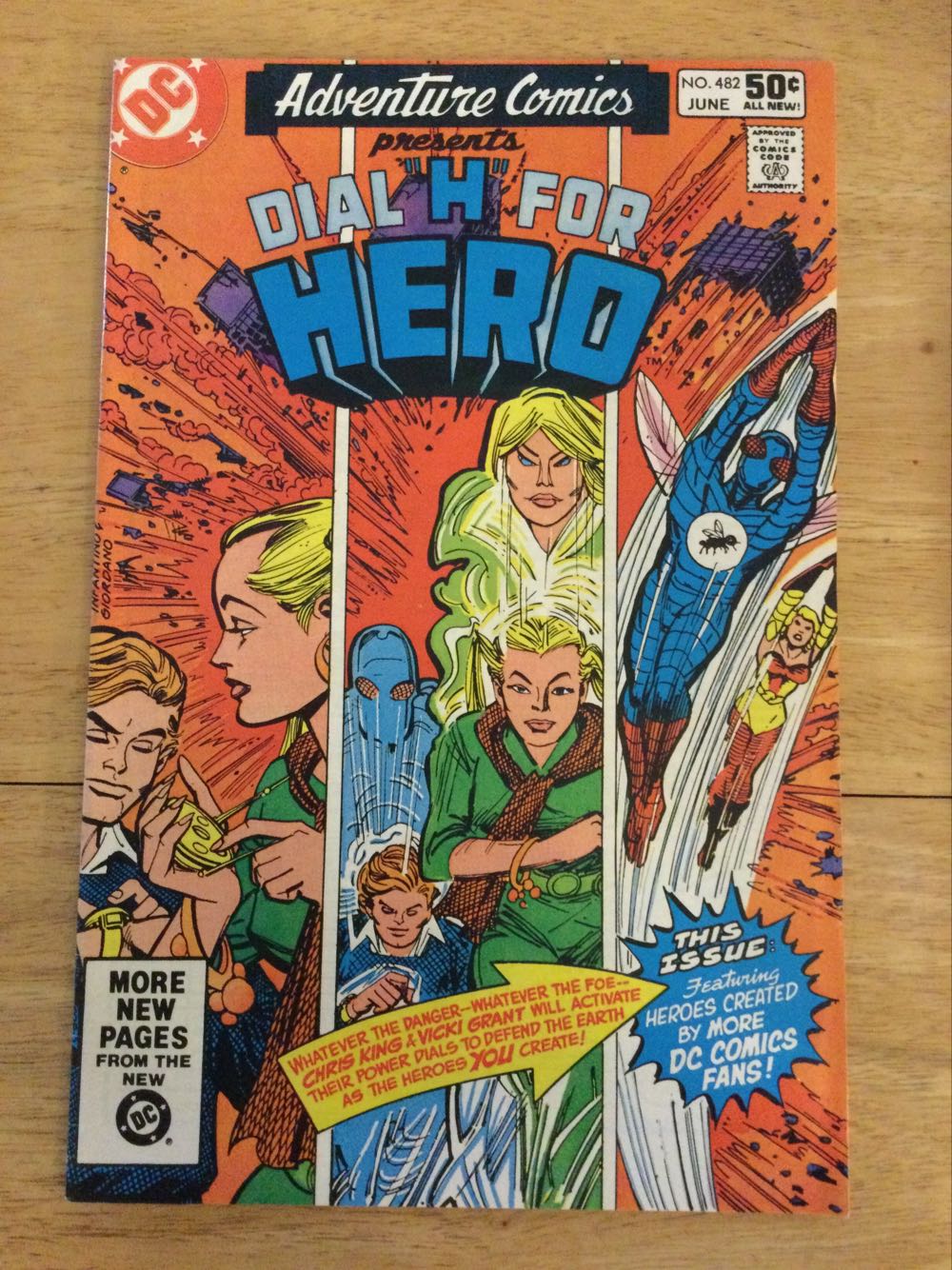 Adventure Comics - DC (Detective Comics) (482 - Jun 1981) comic book collectible [Barcode 070989311305] - Main Image 3