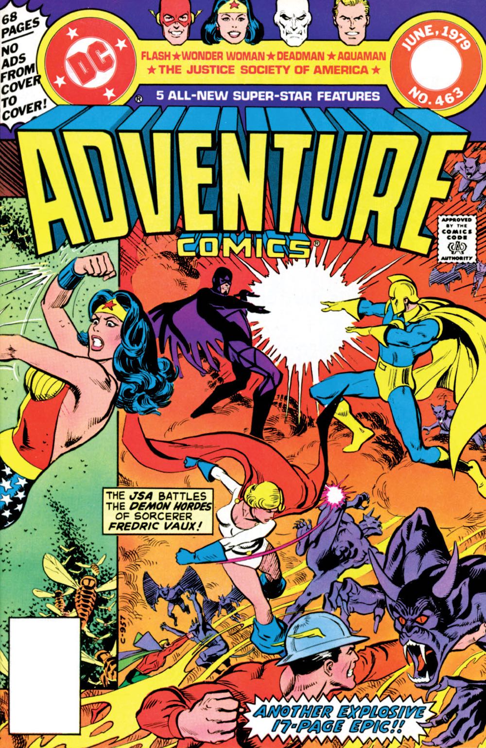 Adventure Comics - DC (Detective Comics) (463 - Jun 1979) comic book collectible [Barcode 07098930415406] - Main Image 4