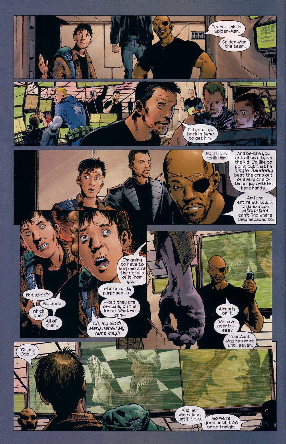 Ultimate Six (2003) - Marvel Comics (3 - Dec 2003) comic book collectible [Barcode 759606054664] - Main Image 2