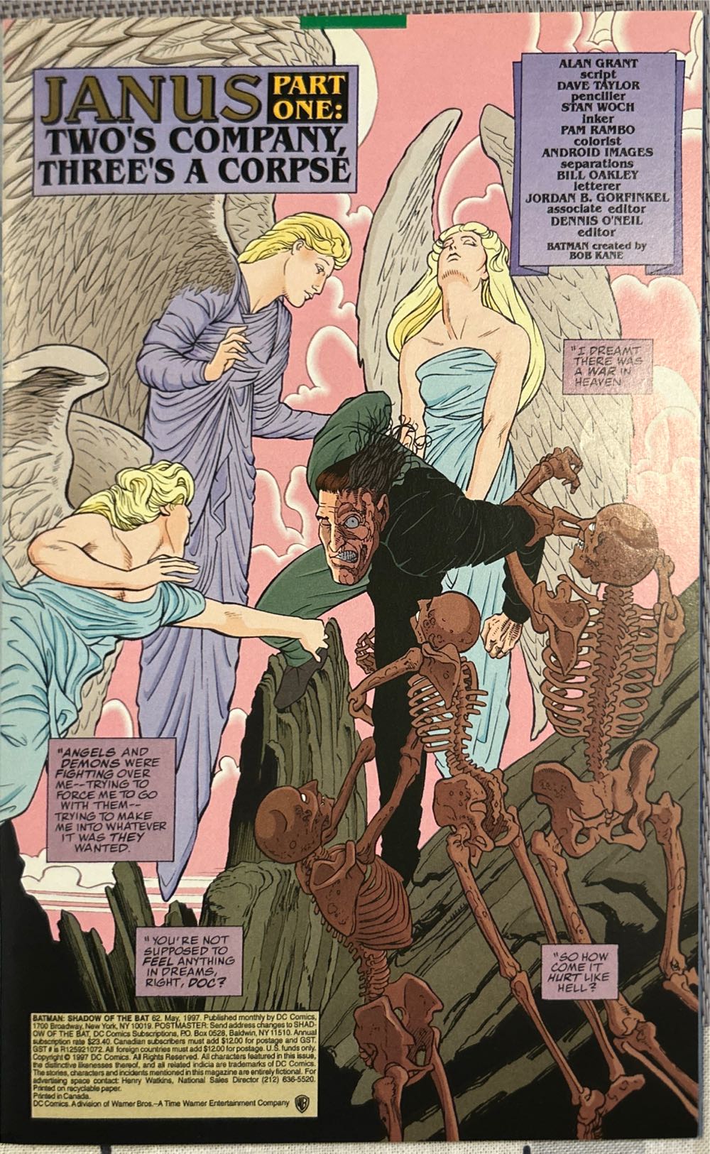 Batman: Shadow Of The Bat - DC Comics (62 - May 1997) comic book collectible [Barcode 76194120009506211] - Main Image 3