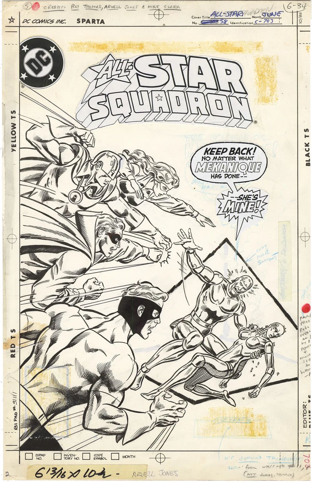 All-Star Squadron - DC (Detective Comics) (58 - Jun 1986) comic book collectible [Barcode 7098931111] - Main Image 2