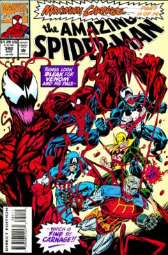 The Amazing Spider-man - Marvel (380 - Aug 1993) comic book collectible [Barcode 75960602457538011] - Main Image 1