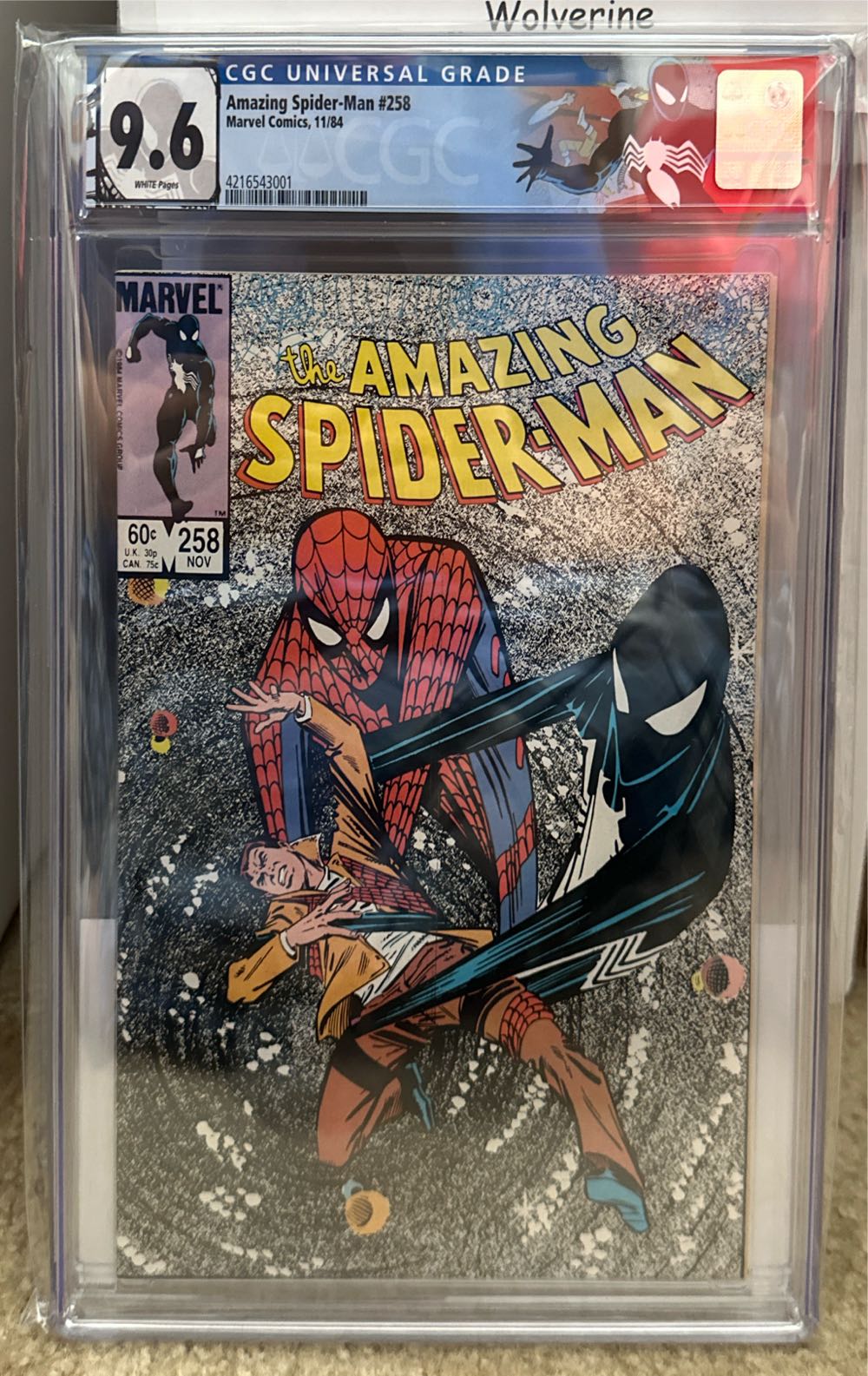 Amazing Spider-Man, The - Marvel Comics Group (258 - Nov 1984) comic book collectible [Barcode 071486024576] - Main Image 2