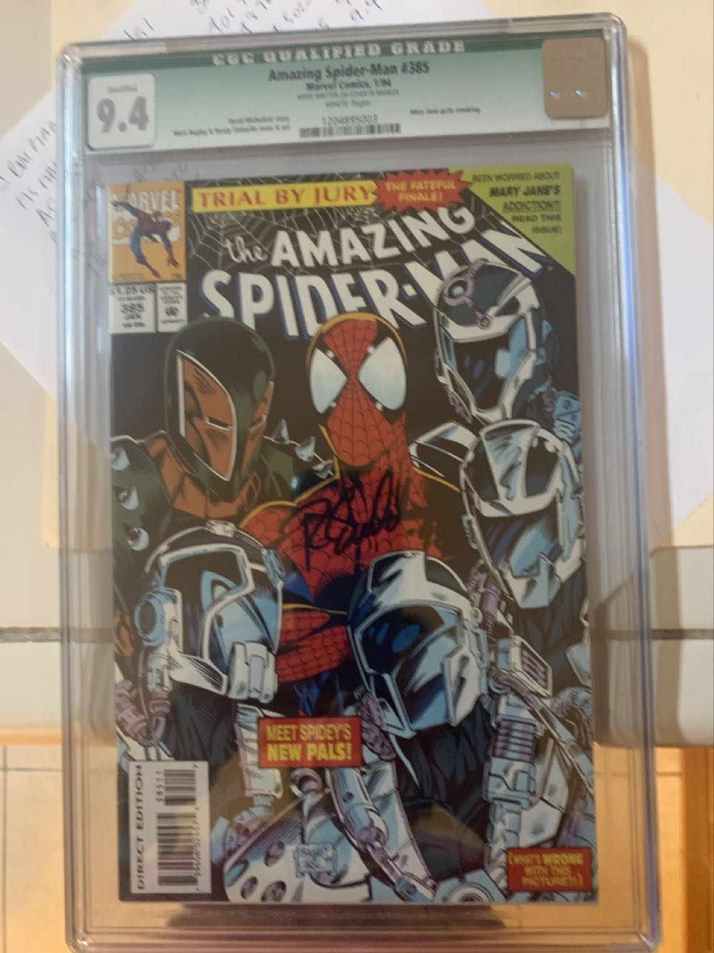 The Amazing Spider-Man - Marvel Comics Amazing Spider-man* (385 - Jan 1994) comic book collectible [Barcode 75960602457538511] - Main Image 3