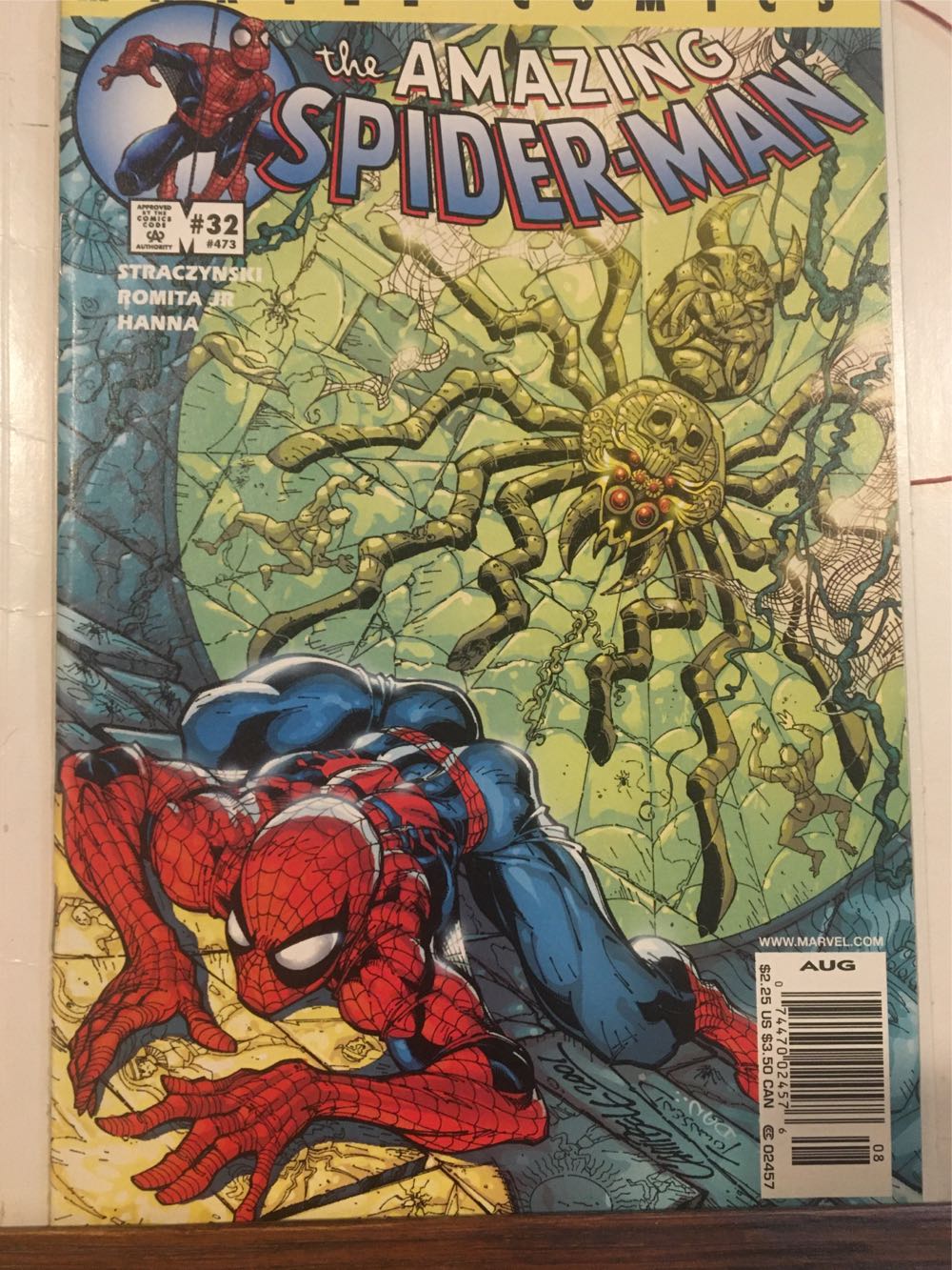 The Amazing Spider-Man 473 - Marvel Comics (32 - Aug 2001) comic book collectible [Barcode 07447002457608] - Main Image 2