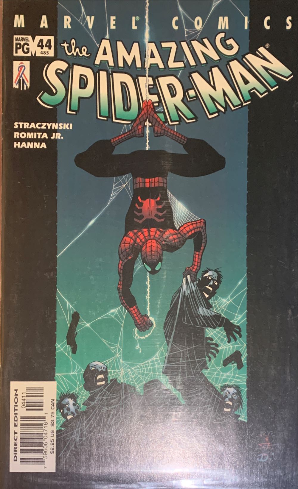The Amazing Spider-Man - Marvel Comics (44 - Oct 2002) comic book collectible [Barcode 75960604716104411] - Main Image 2
