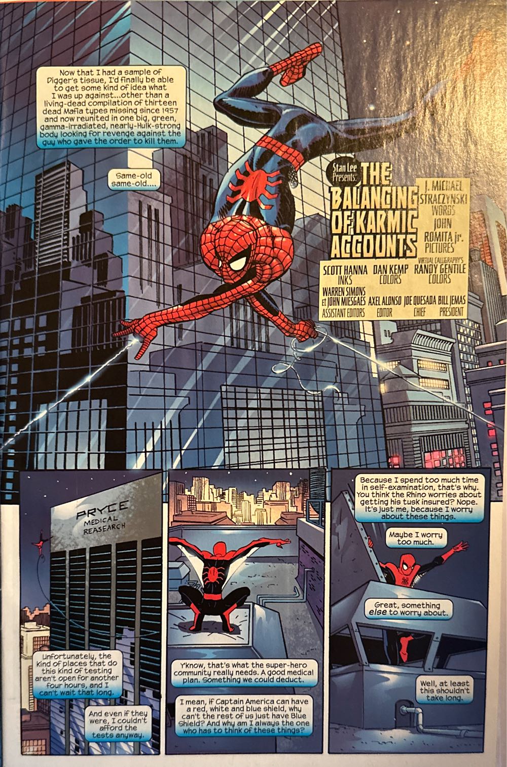 The Amazing Spider-Man 495 - Marvel Comics (54 - Aug 2003) comic book collectible [Barcode 75960604716105411] - Main Image 2