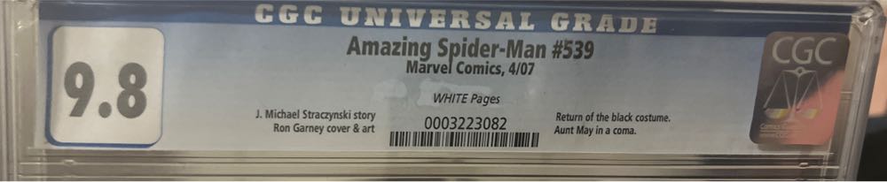 Amazing Spider-Man, The Vol. 2 - Marvel Comics (539 - Apr 2007) comic book collectible [Barcode 75960604716153911] - Main Image 3