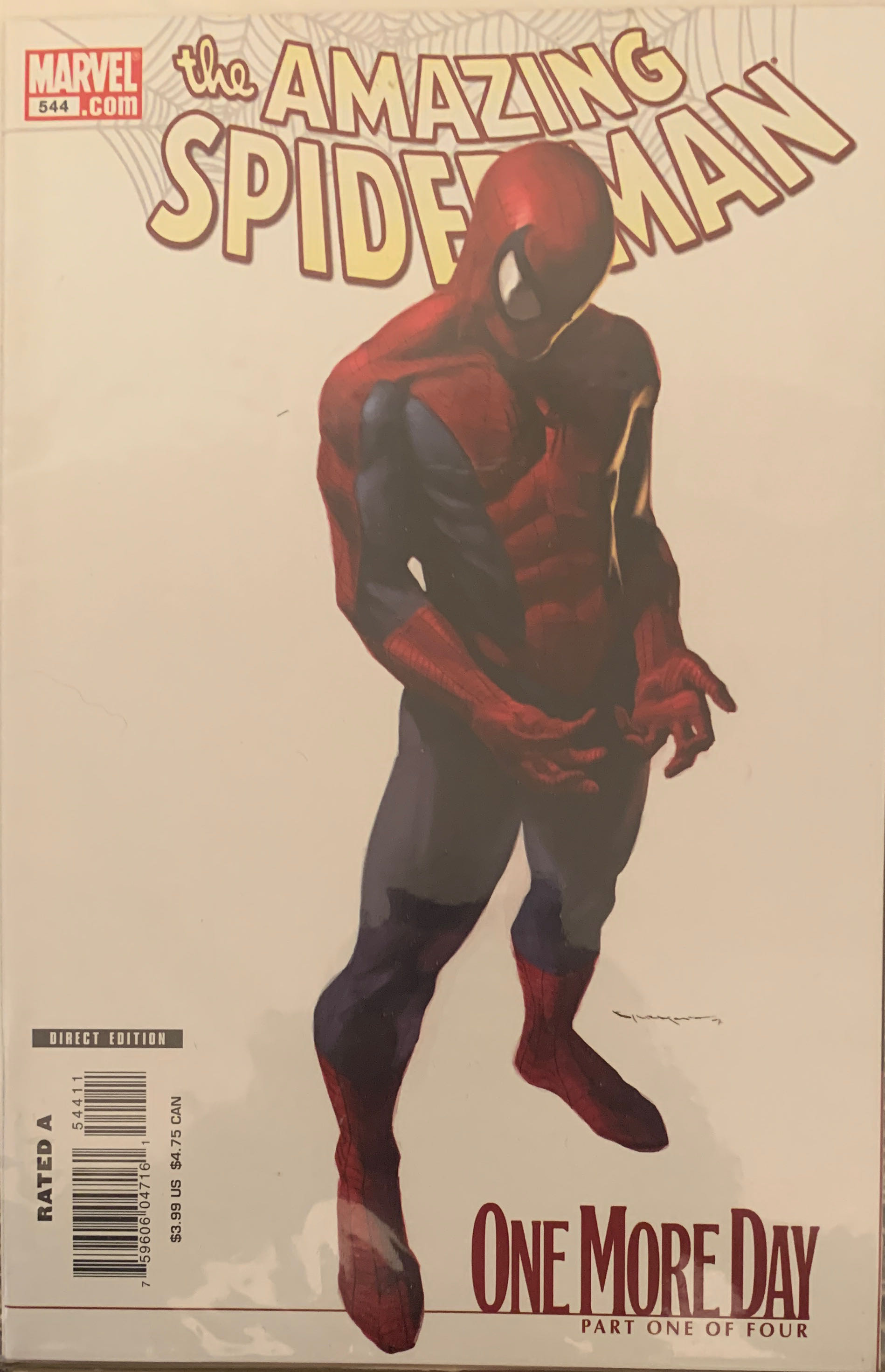 The Amazing Spider-Man 544 - Marvel Comics Amazing Spider-man* (544 - Oct 2007) comic book collectible [Barcode 75960604716154411] - Main Image 2