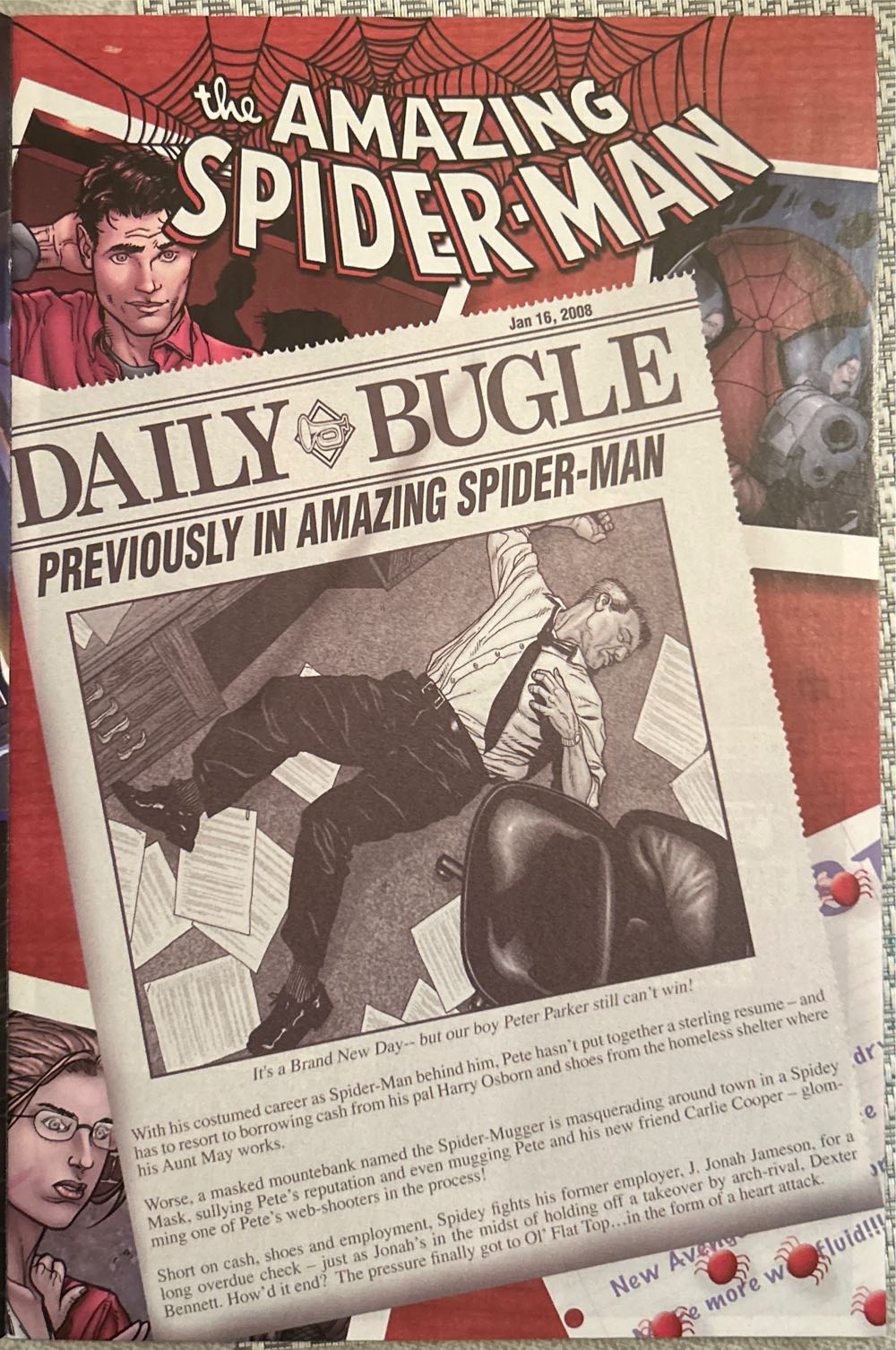 The Amazing Spider-Man - Marvel Comics Amazing Spider-man* (547 - 03/2008) comic book collectible [Barcode 75960604716154711] - Main Image 3