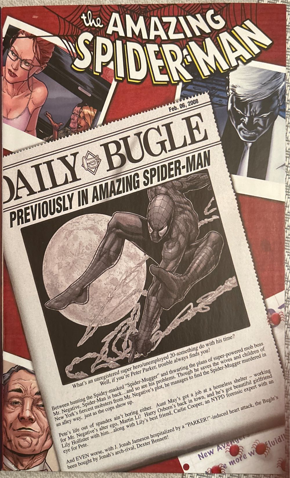 The Amazing Spider-Man - Marvel Comics Amazing Spider-man* (549 - Feb 2008) comic book collectible [Barcode 75960604716154911] - Main Image 3