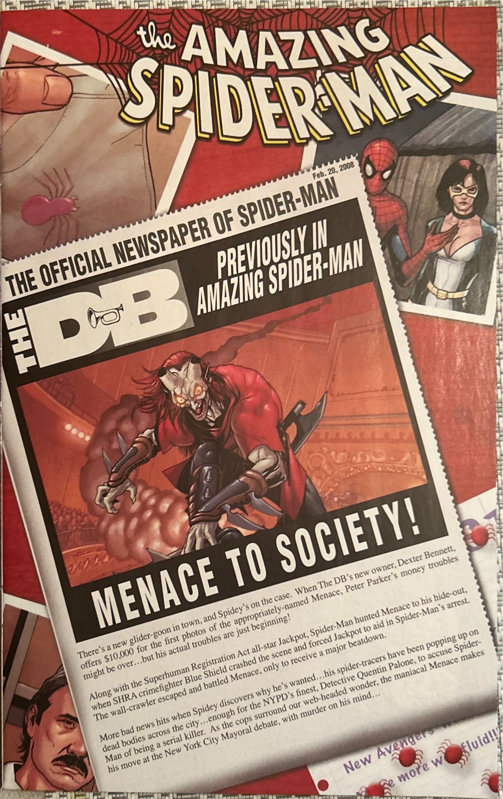 The Amazing Spider-Man - Marvel Comics Amazing Spider-man* (551 - Apr 2008) comic book collectible [Barcode 75960604716155111] - Main Image 3