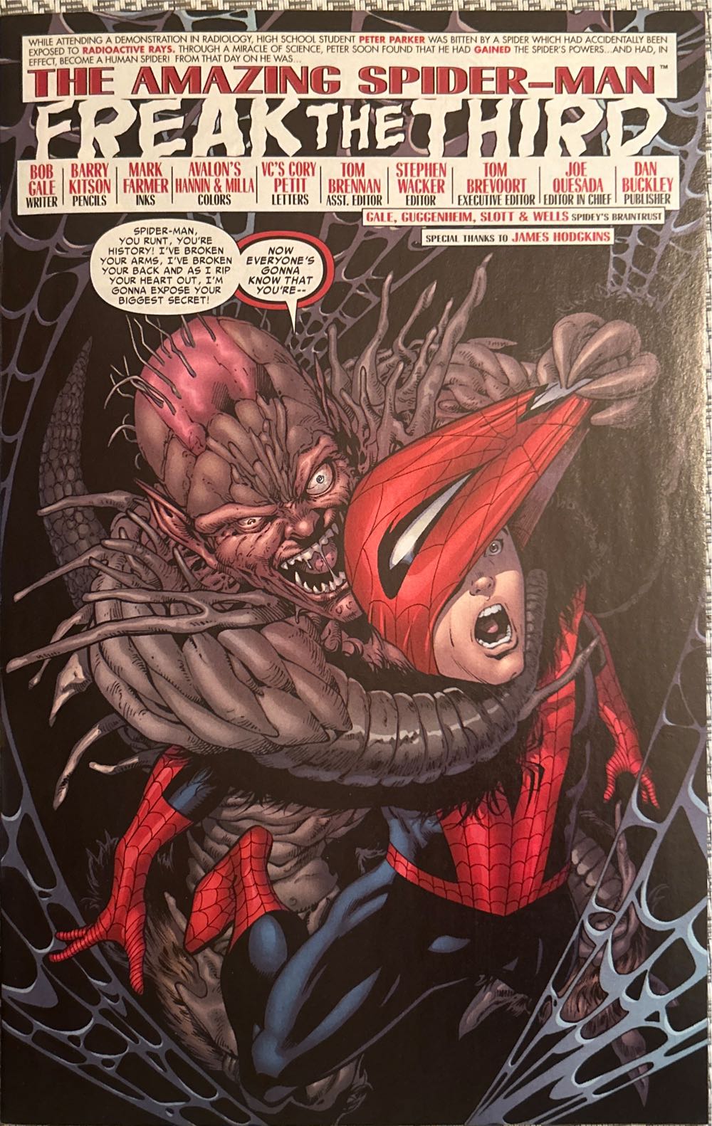 The Amazing Spider-Man - Marvel Comics Amazing Spider-man* (558 - Jul 2008) comic book collectible [Barcode 75960604716155811] - Main Image 3