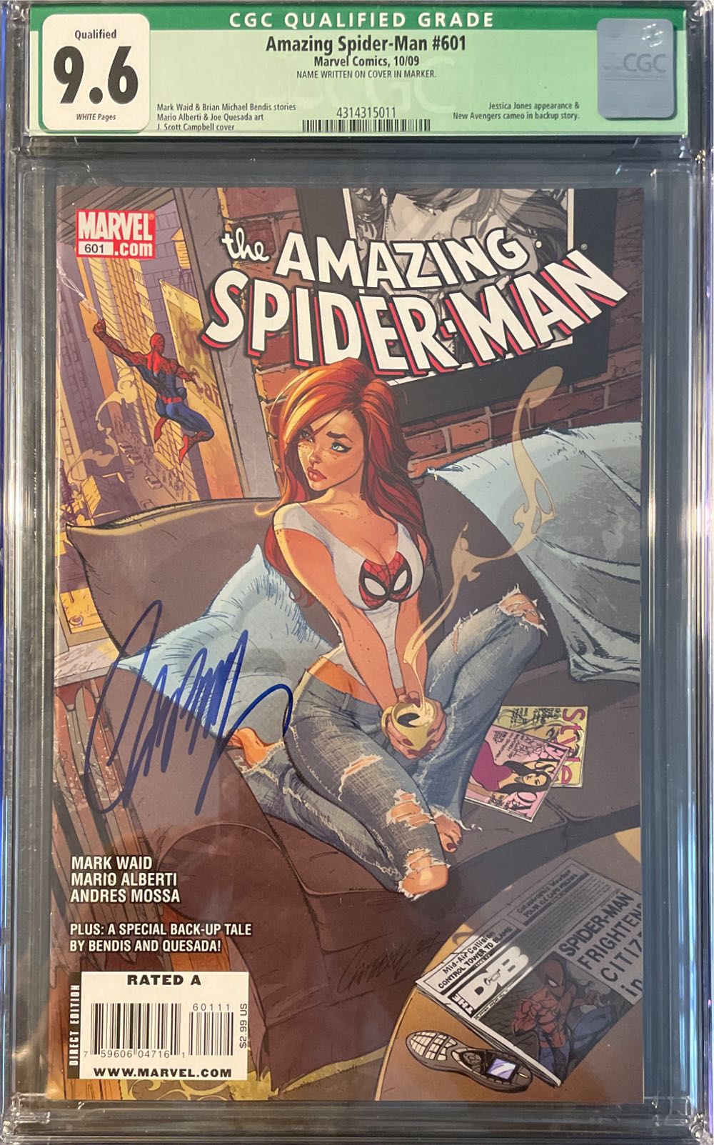 The Amazing Spider-Man - Marvel (601 - Oct 2009) comic book collectible [Barcode 75960604716160111] - Main Image 3