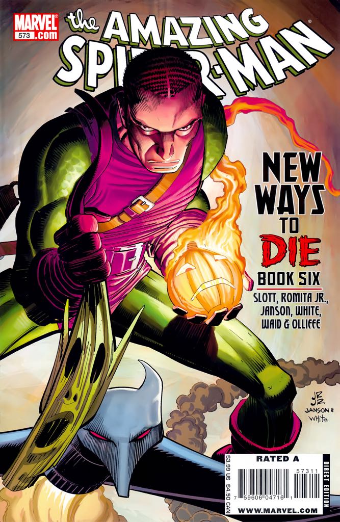 The Amazing Spider-Man 573 - Marvel Comics Amazing Spider-man* (573 - 12/2008) comic book collectible [Barcode 75960604716157311] - Main Image 2