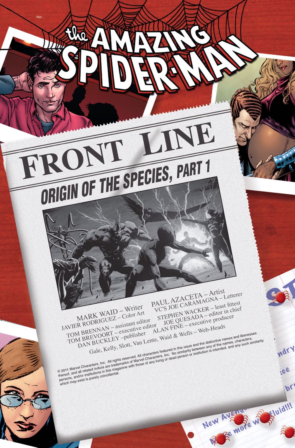 Amazing Spider-Man, The Vol. 2 - Marvel Comics (642 - Nov 2010) comic book collectible [Barcode 759606047161] - Main Image 2